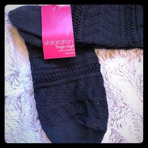 Black thigh high sweater stockings/socks!